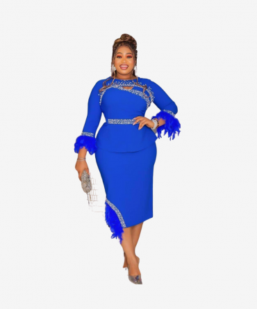 Gorgeous Beaded Top and Skirt