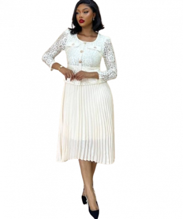 Ivory Charm White Dress