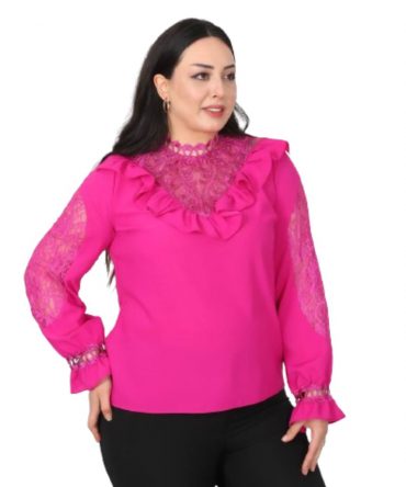 Pink Petal Long Sleeve Blouse